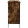 Engineered wood bathroom sink cabinet smoked oak 80x30x60 cm by , Dressing tables - Ref: Foro24-842453, Price: 62,19 €, Disco...