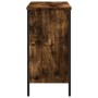 Waschbeckenschrank aus Holzwerkstoff, geräucherte Eiche, 80 x 30 x 60 cm von , Schminktische - Ref: Foro24-842453, Preis: 63,...