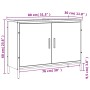 Waschbeckenschrank aus Holzwerkstoff, geräucherte Eiche, 80 x 30 x 60 cm von , Schminktische - Ref: Foro24-842453, Preis: 63,...