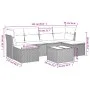7-piece garden sofa set and beige synthetic rattan cushions by , Garden sets - Ref: Foro24-3249857, Price: 447,94 €, Discount: %