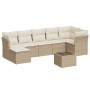 Garden sofa set with beige cushions 8 pcs PE rattan by , Garden sets - Ref: Foro24-3249817, Price: 511,09 €, Discount: %
