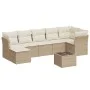 Garden sofa set with beige cushions 8 pcs PE rattan by , Garden sets - Ref: Foro24-3249817, Price: 510,50 €, Discount: %