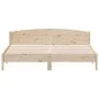 Estructura de cama con cabecero madera maciza pino 180x200 cm de , Camas y somieres - Ref: Foro24-3216191, Precio: 186,30 €, ...