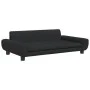 Hundebett aus schwarzem Samt, 100 x 54 x 33 cm von , Betten für Hunde - Ref: Foro24-171985, Preis: 104,86 €, Rabatt: %