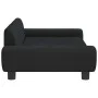 Hundebett aus schwarzem Samt, 100 x 54 x 33 cm von , Betten für Hunde - Ref: Foro24-171985, Preis: 104,86 €, Rabatt: %