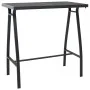 High table and garden bar stools 7 pieces black and gray by , Garden sets - Ref: Foro24-3073579, Price: 589,81 €, Discount: %