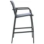 Sillas altas de jardín 2 unidades textilene gris de , Sillas de jardín - Ref: Foro24-48118, Precio: 157,36 €, Descuento: %