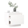 Nachttische 2 Stück aus massivem weißem Kiefernholz 35x34x32 cm von vidaXL, Nachttische - Ref: Foro24-813398, Preis: 70,06 €,...