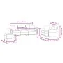 Sofa set with cushions 3 pieces light gray velvet by , Sofas - Ref: Foro24-3202280, Price: 606,51 €, Discount: %
