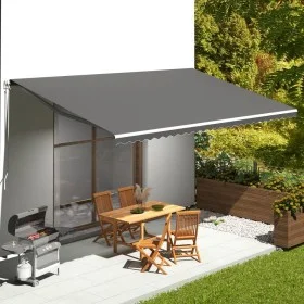 Replacement fabric for anthracite gray awning 6x3.5 m by , Awnings - Ref: Foro24-311954, Price: 117,60 €, Discount: %
