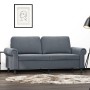 Sofá de 2 plazas de terciopelo gris oscuro 140 cm de , Sofás - Ref: Foro24-359530, Precio: 227,21 €, Descuento: %