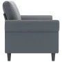 Dunkelgraues 2-Sitzer-Sofa aus Samt, 140 cm von , Sofas - Ref: Foro24-359530, Preis: 225,01 €, Rabatt: %