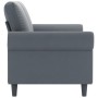 Sofá de 2 plazas de terciopelo gris oscuro 140 cm de , Sofás - Ref: Foro24-359530, Precio: 227,21 €, Descuento: %