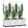 Pflanzgefäß mit weißem PP-Gitter 120x40x136 cm von , Töpfe und Pflanzgefäße - Ref: Foro24-153284, Preis: 112,52 €, Rabatt: %