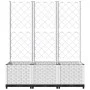 Pflanzgefäß mit weißem PP-Gitter 120x40x136 cm von , Töpfe und Pflanzgefäße - Ref: Foro24-153284, Preis: 112,52 €, Rabatt: %