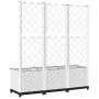 Pflanzgefäß mit weißem PP-Gitter 120x40x136 cm von , Töpfe und Pflanzgefäße - Ref: Foro24-153284, Preis: 112,52 €, Rabatt: %