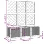 Pflanzgefäß mit weißem PP-Gitter 120x40x136 cm von , Töpfe und Pflanzgefäße - Ref: Foro24-153284, Preis: 112,52 €, Rabatt: %