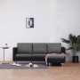 3-seater sofa with black synthetic leather cushions by , Sofas - Ref: Foro24-282287, Price: 390,45 €, Discount: %