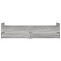 Sonoma gray bed frame with drawers 75x190 cm by , Beds and slatted bases - Ref: Foro24-3207390, Price: 120,93 €, Discount: %