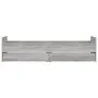 Sonoma gray bed frame with drawers 75x190 cm by , Beds and slatted bases - Ref: Foro24-3207390, Price: 119,60 €, Discount: %