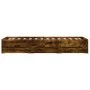 Cama con cajones madera de ingeniería roble ahumado 75x190 cm de , Camas y somieres - Ref: Foro24-3207333, Precio: 122,63 €, ...
