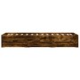 Cama con cajones madera de ingeniería roble ahumado 75x190 cm de , Camas y somieres - Ref: Foro24-3207333, Precio: 124,13 €, ...