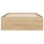 Cama con cajones madera ingeniería roble Sonoma 75x190 cm de , Camas y somieres - Ref: Foro24-3207331, Precio: 122,63 €, Desc...
