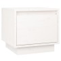 Nachttische 2 Stück aus massivem weißem Kiefernholz 35x34x32 cm von vidaXL, Nachttische - Ref: Foro24-813398, Preis: 70,06 €,...