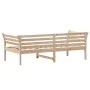 Sofá cama de madera maciza de pino 100x200 cm de , Camas y somieres - Ref: Foro24-842874, Precio: 114,57 €, Descuento: %