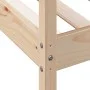 Sofá cama de madera maciza de pino 100x200 cm de , Camas y somieres - Ref: Foro24-842874, Precio: 114,57 €, Descuento: %