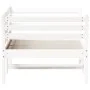 Sofá cama madera maciza de pino blanco 75x190 cm de , Camas y somieres - Ref: Foro24-842883, Precio: 110,22 €, Descuento: %