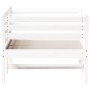 Solid white pine wood sofa bed 75x190 cm by , Beds and slatted bases - Ref: Foro24-842883, Price: 111,24 €, Discount: %