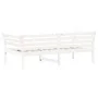 Sofá cama madera maciza de pino blanco 75x190 cm de , Camas y somieres - Ref: Foro24-842883, Precio: 110,22 €, Descuento: %