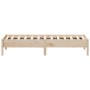 Estructura de cama madera maciza de pino 75x190 cm de , Camas y somieres - Ref: Foro24-842730, Precio: 73,35 €, Descuento: %