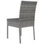 Garden dining chairs 2 units gray synthetic rattan by , Garden chairs - Ref: Foro24-317168, Price: 103,54 €, Discount: %