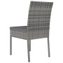 Garten-Esszimmerstühle, 2 Einheiten, graues synthetisches Rattan von , Gartenstühle - Ref: Foro24-317168, Preis: 104,56 €, Ra...