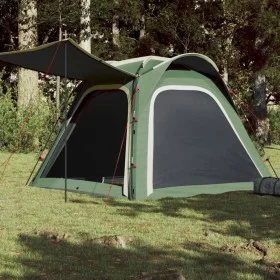 Waterproof 4-person camping tent quick opening green by , tents - Ref: Foro24-94356, Price: 105,89 €, Discount: %