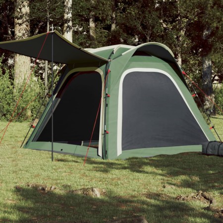 Wasserdichtes 4-Personen-Campingzelt, schnell zu öffnen, grün von , Zelte - Ref: Foro24-94356, Preis: 104,06 €, Rabatt: %