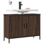 Armario lavabo baño madera ingeniería roble marrón 80x30x60 cm de , Tocadores - Ref: Foro24-842455, Precio: 66,70 €