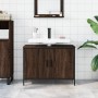 Armario lavabo baño madera ingeniería roble marrón 80x30x60 cm de , Tocadores - Ref: Foro24-842455, Precio: 66,70 €