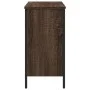 Bathroom sink cabinet engineered wood brown oak 80x30x60 cm by , Dressing tables - Ref: Foro24-842455, Price: 65,81 €, Discou...