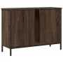 Bathroom sink cabinet engineered wood brown oak 80x30x60 cm by , Dressing tables - Ref: Foro24-842455, Price: 65,81 €, Discou...