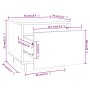 Nachttische 2 Stück aus massivem weißem Kiefernholz 35x34x32 cm von vidaXL, Nachttische - Ref: Foro24-813398, Preis: 70,06 €,...