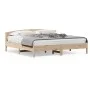 Estructura de cama con cabecero madera maciza de pino 200x200cm de , Camas y somieres - Ref: Foro24-3216188, Precio: 199,69 €...