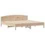 Estructura de cama con cabecero madera maciza de pino 200x200cm de , Camas y somieres - Ref: Foro24-3216188, Precio: 199,69 €...