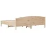Estructura de cama con cabecero madera maciza de pino 200x200cm de , Camas y somieres - Ref: Foro24-3216188, Precio: 199,69 €...