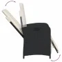 7-teiliges Garten-Essset und schwarze Kissen aus synthetischem Rattan von , Gartensets - Ref: Foro24-3212296, Preis: 861,58 €...