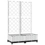 Pflanzgefäß mit weißem PP-Gitter 80x40x121,5 cm von , Töpfe und Pflanzgefäße - Ref: Foro24-153281, Preis: 66,05 €, Rabatt: %