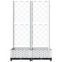 Pflanzgefäß mit weißem PP-Gitter 80x40x121,5 cm von , Töpfe und Pflanzgefäße - Ref: Foro24-153281, Preis: 66,05 €, Rabatt: %
