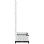 Planter with white PP trellis 80x40x121.5 cm by , Pots and planters - Ref: Foro24-153281, Price: 68,92 €, Discount: %